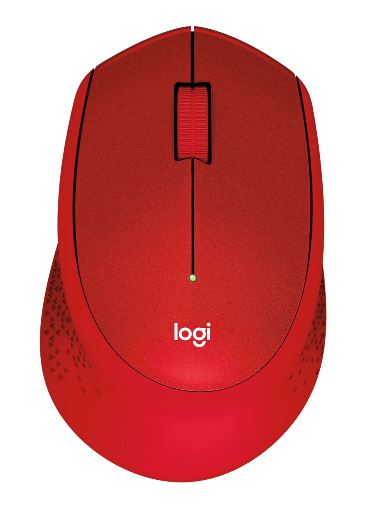 Logitech M331 SILENT PLUS Wireless Mouse RED DPI (Min/Max): 1000± 1-Year Limited Hardware Warranty - Leader Electronics