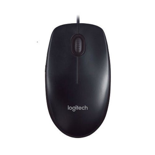 Logitech M90 USB Wired Optical Mouse 1000dpi for PC Laptop Mac Full Size Comfort smooth mover ~B100 - Leader Electronics