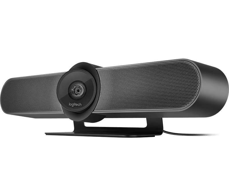 Logitech MeetUp 4K Conferencecam with 120-degree FOV & 4K Optics HD Video & Audio Conferencing Camera System for Small Meeting Rooms - Leader Electronics