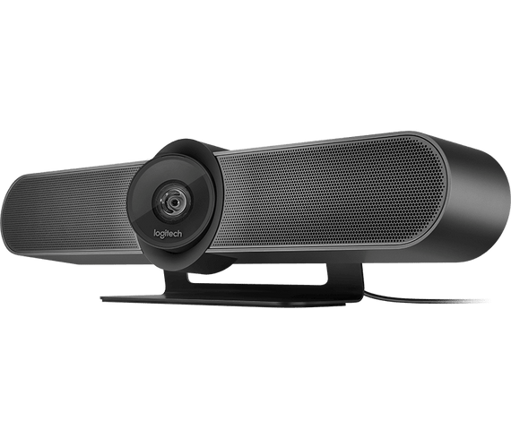 Logitech MeetUp 4K Conferencecam with 120-degree FOV & 4K Optics HD Video & Audio Conferencing Camera System for Small Meeting Rooms - Leader Electronics
