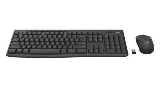 Logitech MK370 Wireless Keyboard and Mouse Combo for Business Silent Touch technology Smooth optical tracking - Leader Electronics