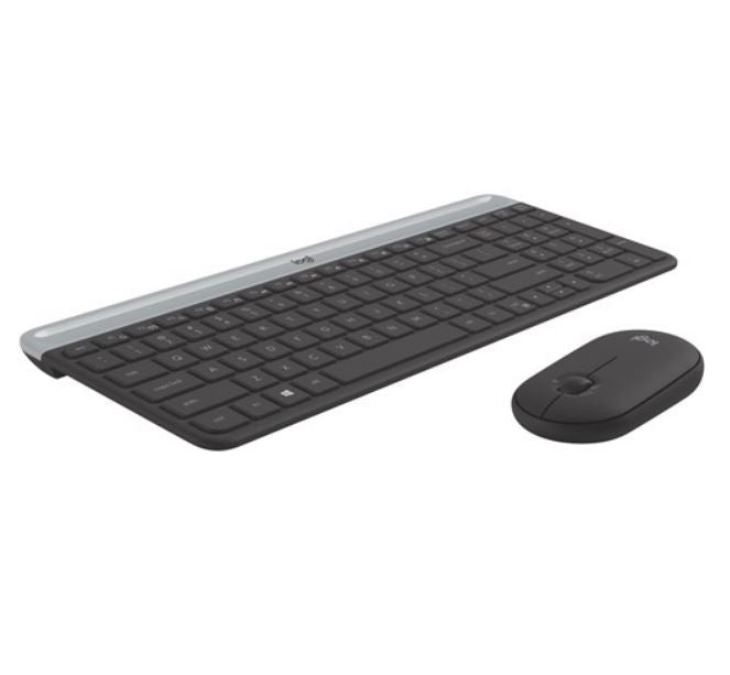 Logitech MK470 Slim Wireless Keyboard Mouse Combo Nano Receiver 1 Yr Warranty - Leader Electronics