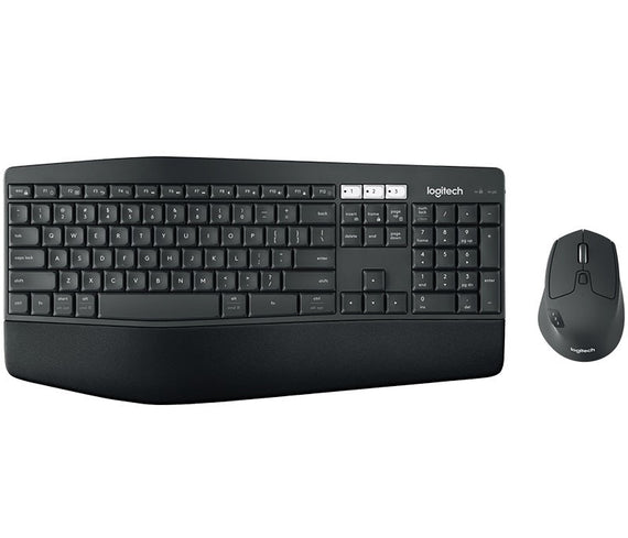 Logitech MK850 Wireless Desktop Keyboard Mouse Combo 3 year battery Incurve keys Low profile Cushioned palm rest ~920-002510 KBLT-MK710 KBLT-MX800 - Leader Electronics