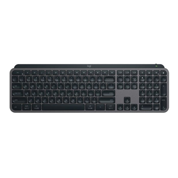 Logitech MX KEYS S Wireless ILLUMINATED Keyboard/ Rechargeable Li-Po (1500 mAh) battery Graphite 1-Year Limited Hardware Warranty - Leader Electronics