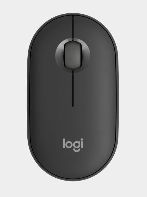 Logitech Pebble M350S Wireless Optical Mouse Graphite 1000 dpi Bluetooth Low Energy - Leader Electronics
