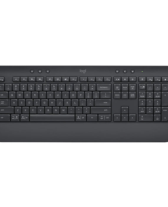 Logitech Signature K650 Comfort Full-Size Wireless Keyboard with Wrist Rest Graphite - Leader Electronics