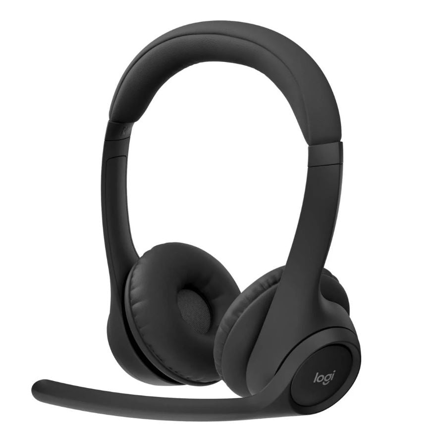 Logitech ZONE 300 Wireless Headset Midnight Black 1-Year Limited Hardware Warranty - Leader Electronics