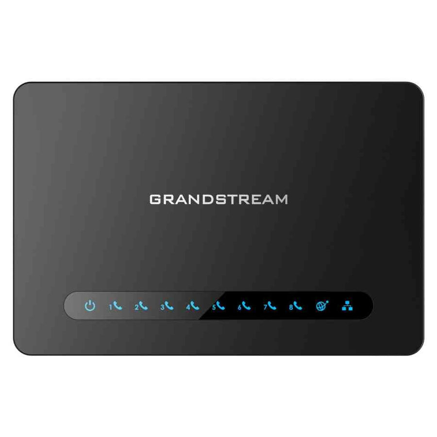*LS* Grandstream HT818 FXS ATA, 8 Port Voip Gateway, Dual GbE Network, Supports 2 SIP profiles and 8 FXS ports, Supports T.38 Fax for reliable Fax-ove - Leader Electronics