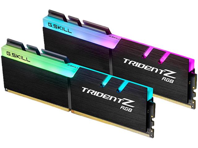 (LS) G.SKILL F4-3600C17D-32GTZR 32GB (2 x 16GB)/ PC4-28800 / DDR4 3600 Mhz/ Timings 17-19-19-39/ Voltage 1.35V/ Trident Z RGB - Leader Electronics