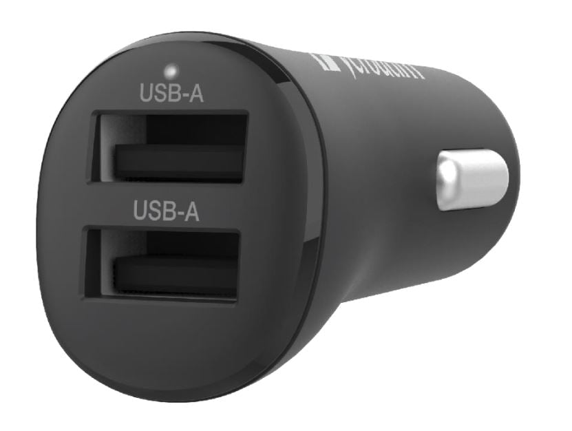 (LS)Verbatim Car Charger - Dual Port 3.4A - Black - Leader Electronics