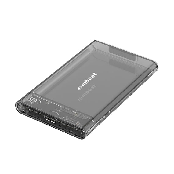 mbeat® A1 See-Through Tool Free USB 3.0 2.5' SATA HDD Enclosure - Black USB Port: USB 3.0 Data Speed: Maximum up to 5Gbps Product Weight: 53g - Leader Electronics