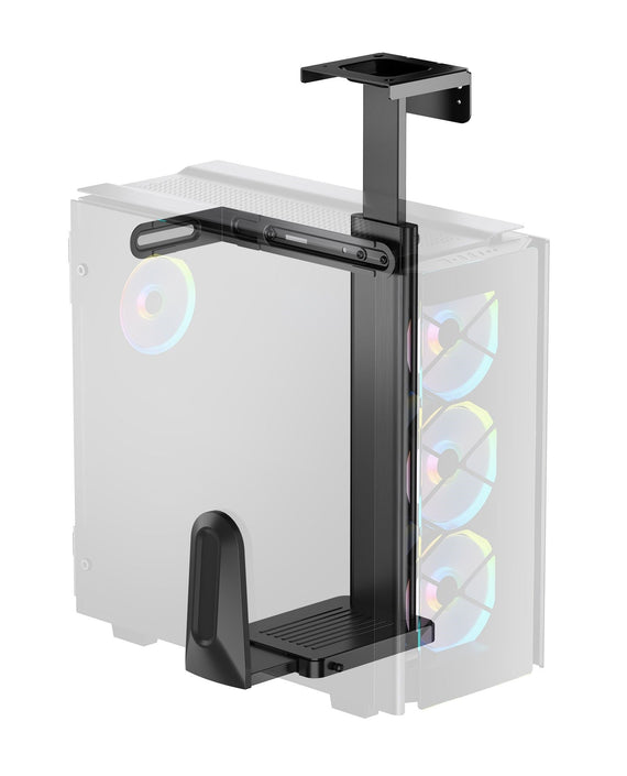 mbeat® activiva Ultra-Wide Adjustable Wall & Under-Desk PC Mount ACA-MNT-CPU01K Heavy-duty weight capacity up to 20kg - Leader Electronics