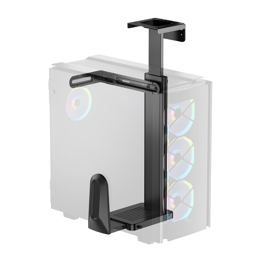 mbeat® activiva Ultra-Wide Adjustable Wall & Under-Desk PC Mount ACA-MNT-CPU01K Heavy-duty weight capacity up to 20kg - Leader Electronics