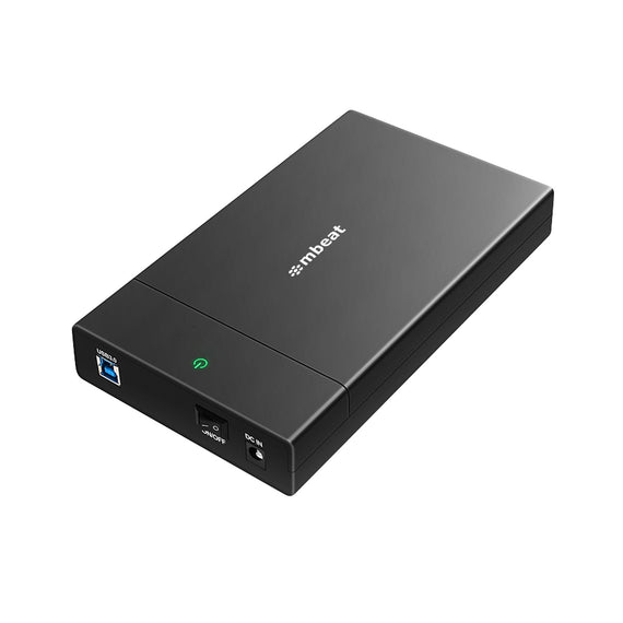 mbeat® C1 Tool-Free USB 3.0 3.5' & 2.5' SATA HDD Enclosure - Black Data Speed: Maximum up to 5Gbp Product Weight: 121g DC Power: +12V/2A Power Supply - Leader Electronics