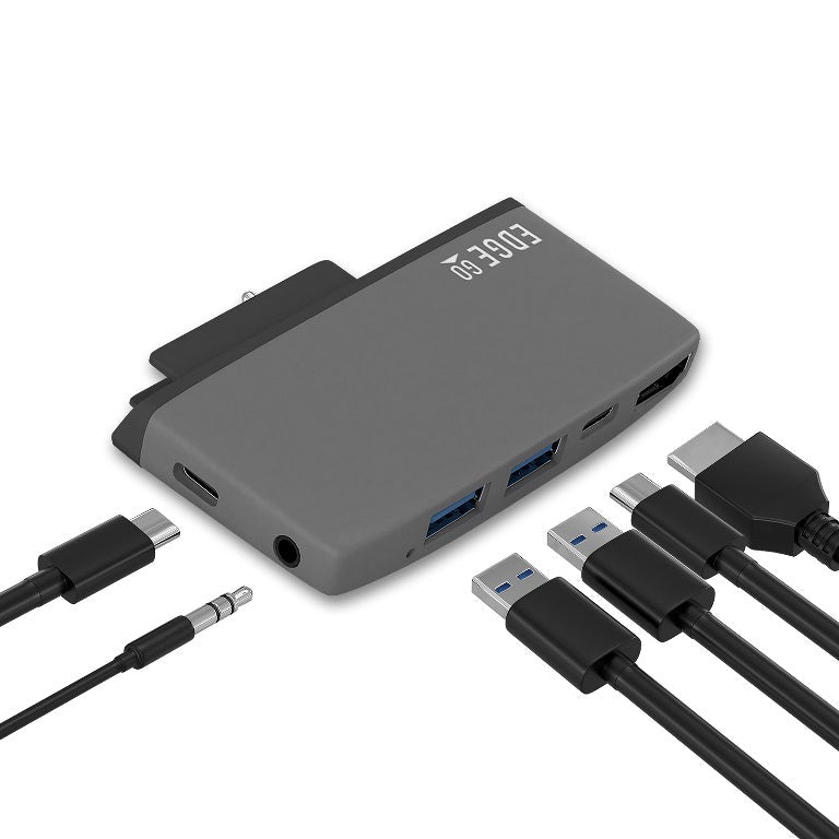 mbeat® Edge Go Multifunction USB- C Hub for Microsoft Surface Go （USB 3.0 Data x 2, USB-C Data x 1, HDMI, 3.5mm Audio, USB-C PD pass through charge) - Leader Electronics