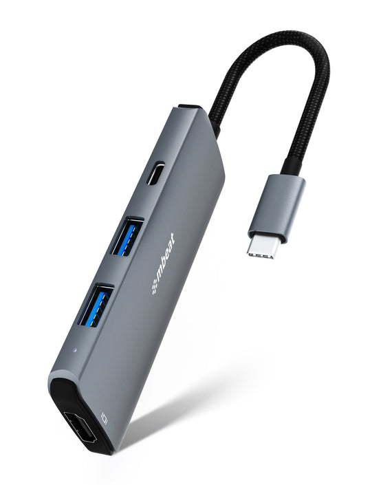 mbeat® Elite 7-in-1 Multifunction USB-C 3.2 Hub with 8K HDMI 100W Pass Through - 1x HDMI, 2x USB-A 1x USB-C, 1x USB-C 100W Charging, 1x Micro-SD - Leader Electronics