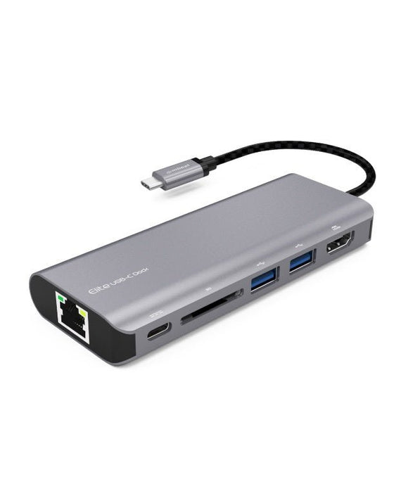 mbeat® Elite USB Type-C Multifunction Dock - USB-C/4k HDMI/LAN/Card Reader/Aluminum Casing/Compatible with MAC/Desktop PC Notebook Laptop Devices - Leader Electronics