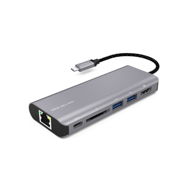 mbeat® Elite USB Type-C Multifunction Dock - USB-C/4k HDMI/LAN/Card Reader/Aluminum Casing/Compatible with MAC/Desktop PC Notebook Laptop Devices - Leader Electronics