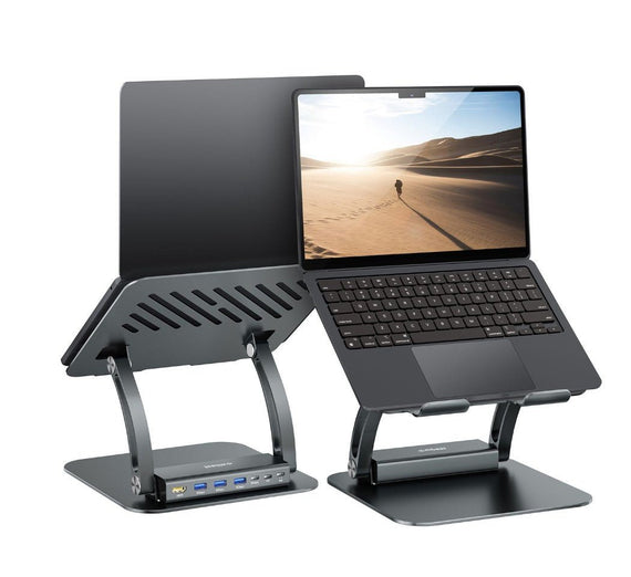 mbeat® Stage P6 Laptop Stand with USB-C Dock - Leader Electronics