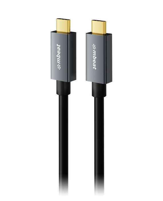 mbeat® Tough Link 1m USB 4.0 USB-C Cable - Space Grey Video Resolution: Maximum 8K/60Hz Package Weight: 85g USB-C 4.0 Product Weight: 60g - Leader Electronics