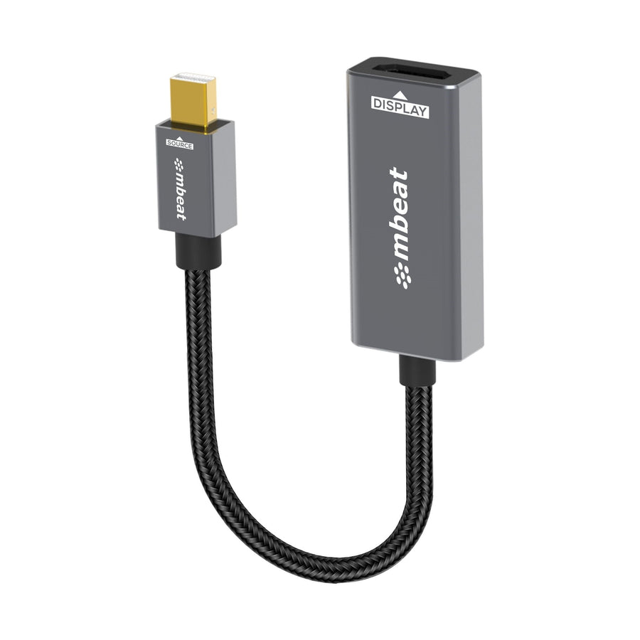 mbeat® Tough Link Mini DisplayPort to HDMI Adapter Seamless Connectivity HDMI Version: 1.3 1080p@60Hz HD display Package Weight: 42.5g - Leader Electronics