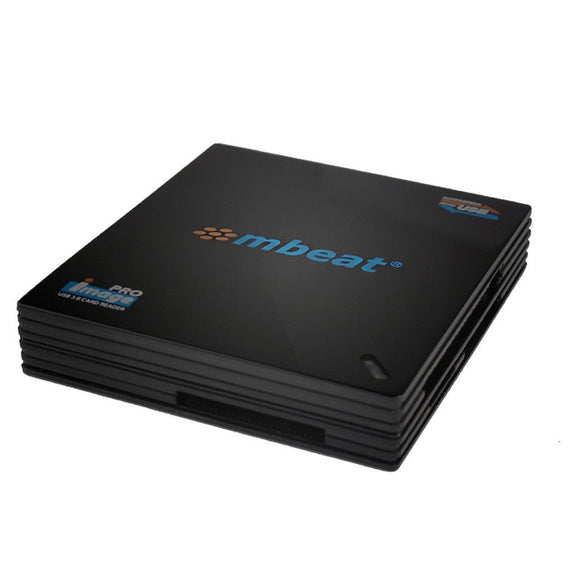 mbeat® USB 3.0 Super Speed Multiple Card Reader - 2x SD and 2x Micro SD/Compatible SDHC/MicroSDHC to SDHC/MicroSDHC/USB 3.0 High Speed 100MB/s - Leader Electronics