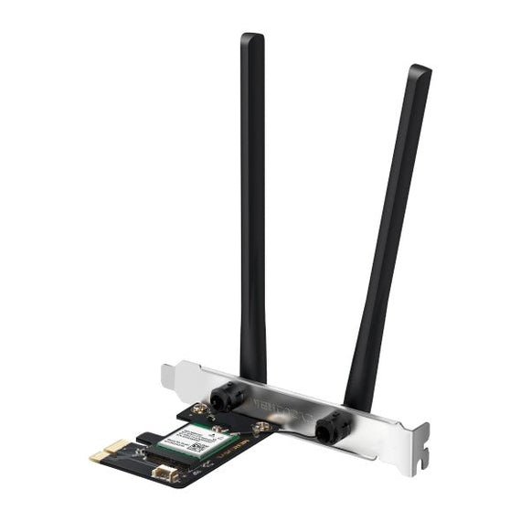 Mercusys MA80XE AX3000 Wi-Fi 6 Bluetooth 5.2 PCIe Adapter, 2402Mbps @5 GHz, 574Mbps @2.4GHz - Leader Electronics