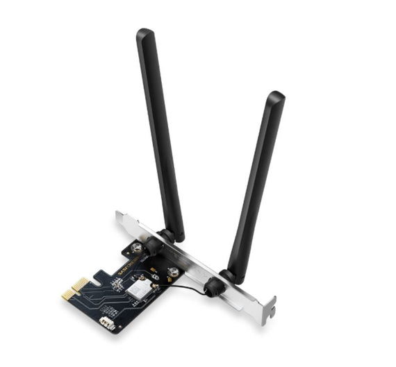 Mercusys MA86XE AXE5400 Wi-Fi 6E Bluetooth 5.2 PCIe Adapter, 2402Mbps @6GHz,2402Mbps @5GHz, 574Mbps@2.4GHz - Leader Electronics