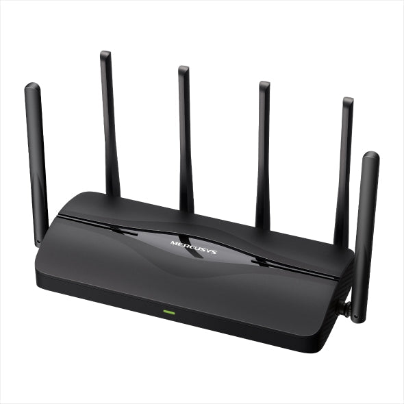 Mercusys MR37BE BE6500 Dual-Band Wi-Fi 7 Router, 1× 2.5 Gbps WAN port, 1× 2.5 Gbps LAN port and 2× 1 Gbps LAN ports - Leader Electronics