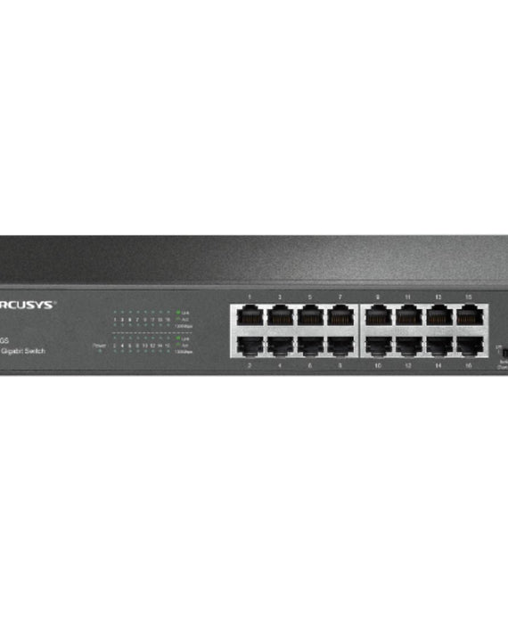 Mercusys MS116GS 16-Port Gigabit Desktop/Rackmount Switch - Leader Electronics