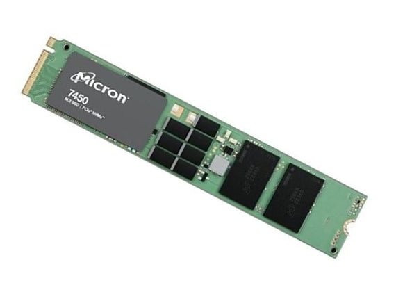 Micron 7450 Pro 3.84TB Gen4 NVMe Enterprise SSD M.2 5000/2500 MB/s R/W 735K/160K IOPS 25700TBW 1DWPD 2M hrs MTTF Server Data Centre 5yrs >1.92TB - Leader Electronics