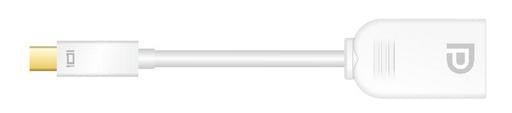 Mini Display Port (M ) to Display Port (F) cable - 15cm (LS) - Leader Electronics