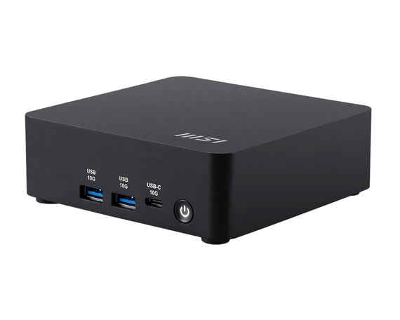 MSI Cubi NUC AI 1UMG-012BAU Mini PC Black Barebone Core Ultra 7 155H, 2x Thunderbolt 4 2x HDMI 2x Intel® I226V (2.5G) Wi-Fi 6E AX211 3Y - Leader Electronics