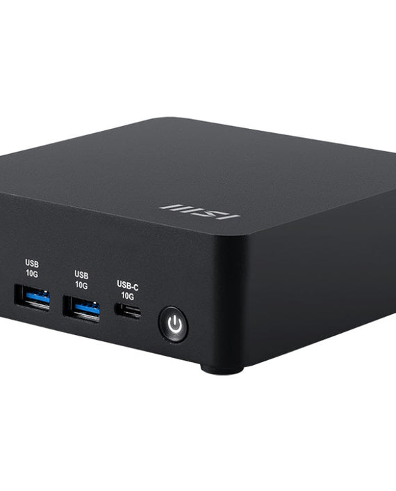 MSI Cubi NUC AI 1UMG-013BAU Mini PC Black Barebone Core Ultra 5 125H 2x Thunderbolt 4 2x HDMI 2x Intel® I226V (2.5G) Wi-Fi 6E AX211 3Y - Leader Electronics