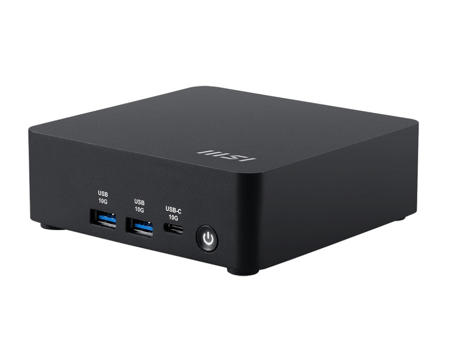 MSI Cubi NUC AI 1UMG-013BAU Mini PC Black Barebone Core Ultra 5 125H 2x Thunderbolt 4 2x HDMI 2x Intel® I226V (2.5G) Wi-Fi 6E AX211 3Y - Leader Electronics