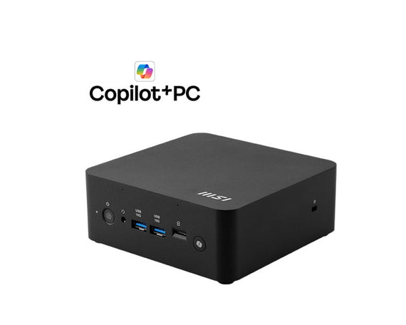MSI Cubi NUC AI+ 2MG-012AU,Black, Core Ultra 9 288V/D5 32GB/2TB SSD/Win11Pro NG/Power Switch Cable/3Y - Leader Electronics