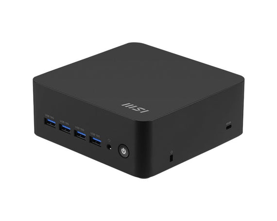 MSI Cubi Z AI 8M with Hawk Point R9, Ryzen 9 8945HS/Up to DDR5/dTPM/2*M.2/2*HDMI/2*USB C 4.0/4*Display/2*LAN/Wifi6E/Card Reader/Power Switch Cable/3Y - Leader Electronics