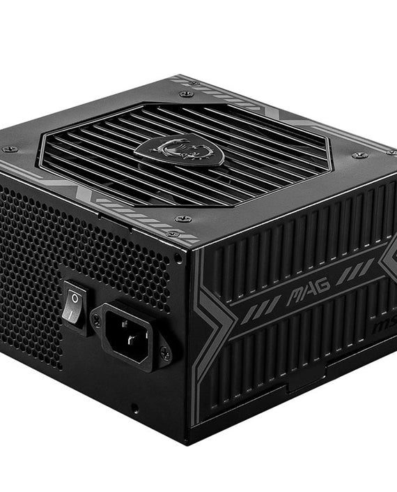 MSI MAG A650BN 650W Power Supply, 80 PLUS Bronze, up to 85% Efficiency, Active PFC, OCP / OVP / OPP / OTP / SCP - Leader Electronics