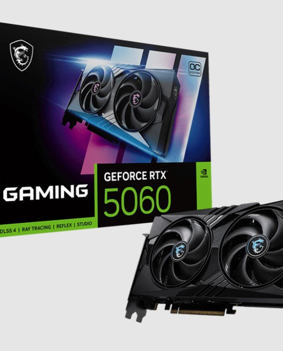 MSI nVidia GeForce RTX 5060 8G GAMING OC, PCI Express® Gen 5 x16, Boost: 2625 MHz, CUDA 3840 Units, 8GB GDDR7, . HDMI™ x 1 - Leader Electronics