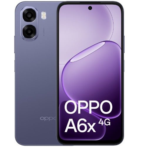 OPPO A6x 4G 128GB - Plum Purple (CPH2819AU Plum Purple)*AU STOCK*, 6.75', HD+, 120Hz, 4GB/128GB, 13MP/5MP, Dual SIM, 6100mAh, 2 Years Warranty - Leader Electronics