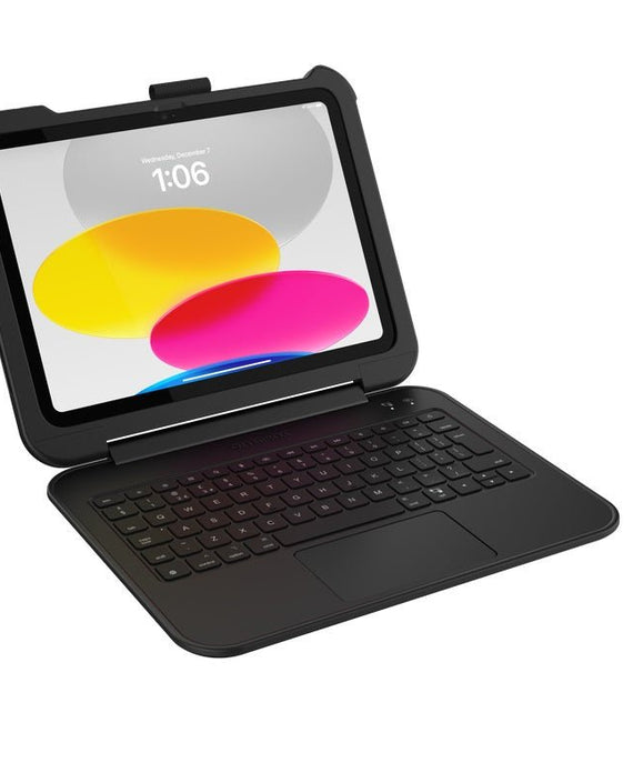 Otterbox Achiever 360 Apple iPad (11.0') 11th Gen (A16) / iPad 10th Gen (10.9') Keyboard with Case (English) Black - No Retail Packaging - (77-97885 ) - Leader Electronics