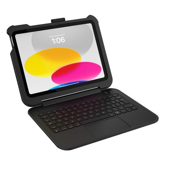 Otterbox Achiever 360 Apple iPad (11.0') 11th Gen (A16) / iPad 10th Gen (10.9') Keyboard with Case (English) Black - No Retail Packaging - (77-97885 ) - Leader Electronics