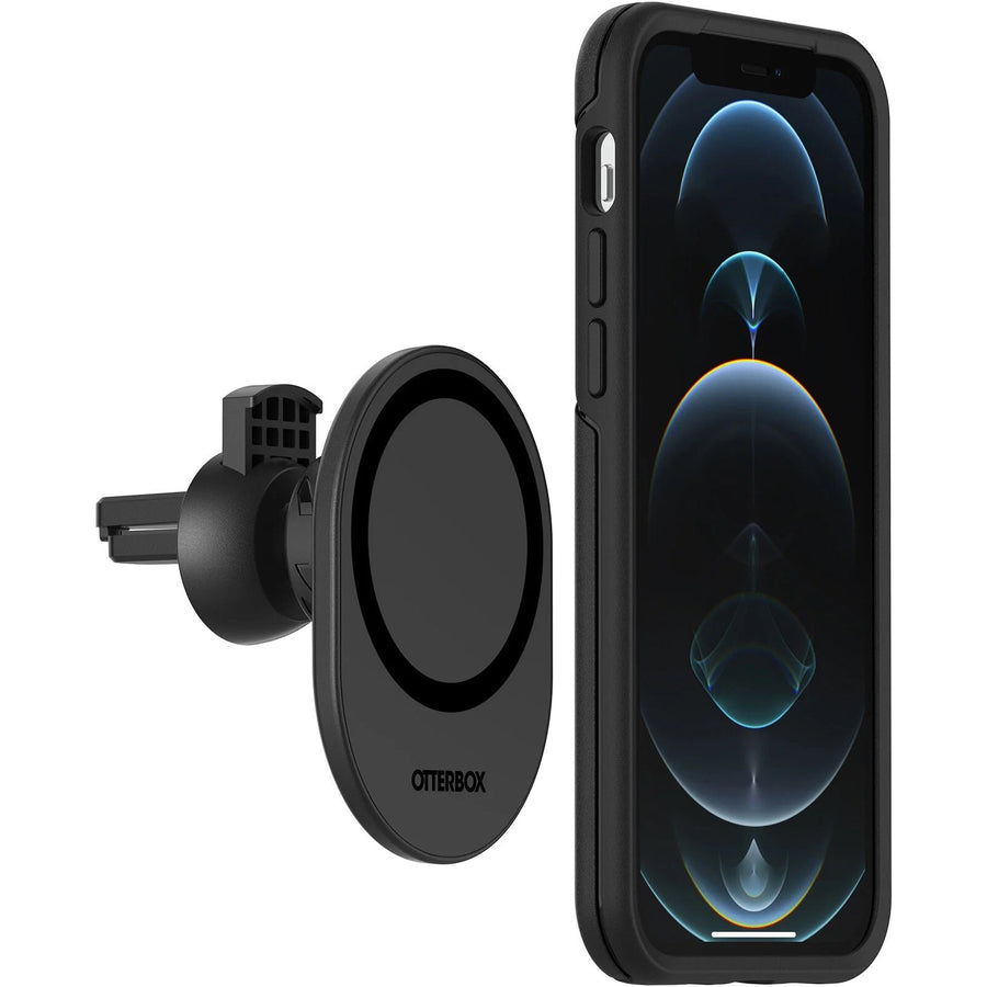OtterBox Car Vent Mount for MagSafe Black - (78-80445), Adjustable Mount, Strong Magnetic Alignment, Holds Phone Securely, 2 Years Warranty - Leader Electronics