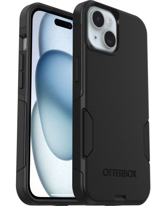 OtterBox Commuter Apple iPhone 16e/ iPhone 15 / iPhone 14 / iPhone 13 (6.1') Case Black - (77-92605), DROP+ 3X Military Standard, 7 Years Warranty - Leader Electronics