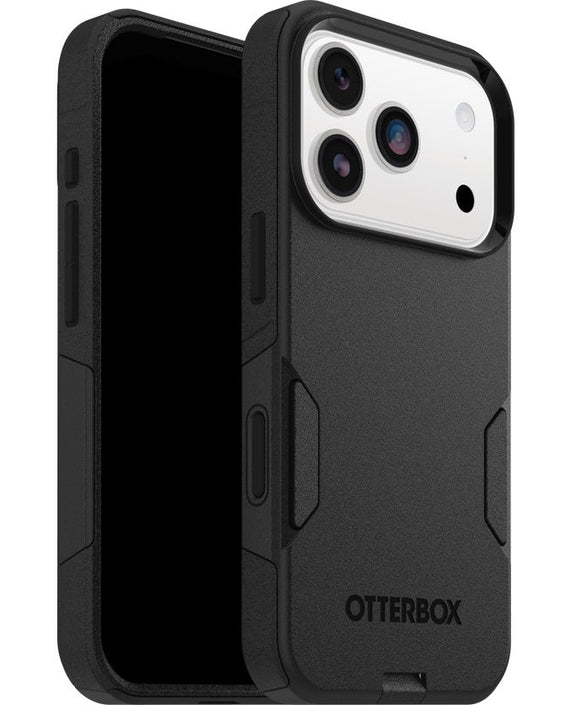 OtterBox Commuter Apple iPhone 17 Pro (6.3') Case Black - (77-98323), DROP+ 3X Military Standard, Pocket Friendly, Hassle-Free, 7 Years Warranty - Leader Electronics