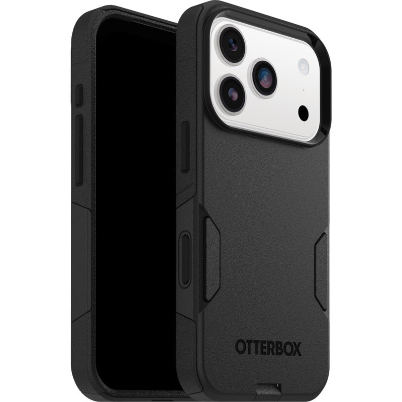 OtterBox Commuter Apple iPhone 17 Pro (6.3') Case Black - (77-98323), DROP+ 3X Military Standard, Pocket Friendly, Hassle-Free, 7 Years Warranty - Leader Electronics