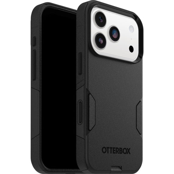 OtterBox Commuter Apple iPhone 17 Pro (6.3') Case Black - (77-98323), DROP+ 3X Military Standard, Pocket Friendly, Hassle-Free, 7 Years Warranty - Leader Electronics