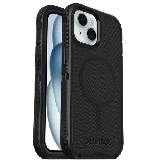 OtterBox Defender MagSafe Apple iPhone 16e /iPhone 15 /iPhone 14 /iPhone 13 (6.1') Case Black - No Retail Packaging, 7 Years Warranty - Leader Electronics
