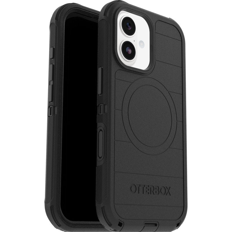 OtterBox Defender Pro MagSafe Apple iPhone 17 (6.3') Case Black - (77-98354), DROP+ 7X Military Standard, Tri-Layer, Port Covers, 7 Years Warranty - Leader Electronics