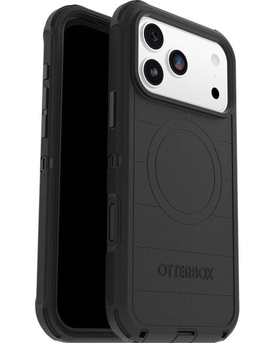 OtterBox Defender Pro MagSafe Apple iPhone 17 Pro Max (6.9') Case Black - (77-98392), DROP+ 7X Military Standard, Raised Edges, 7 Years Warranty - Leader Electronics